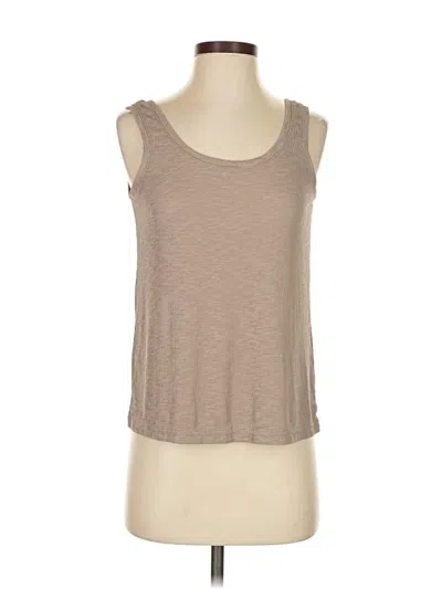 Pre-owned Madewell Sleeveless T-shirt In Brown