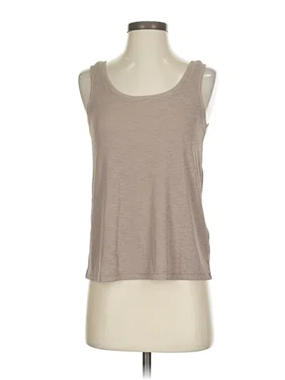 Pre-owned Madewell Sleeveless T-shirt In Brown