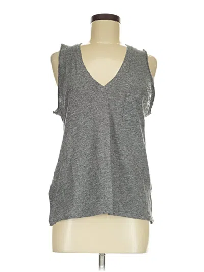 Pre-owned Madewell Sleeveless T-shirt In Gray