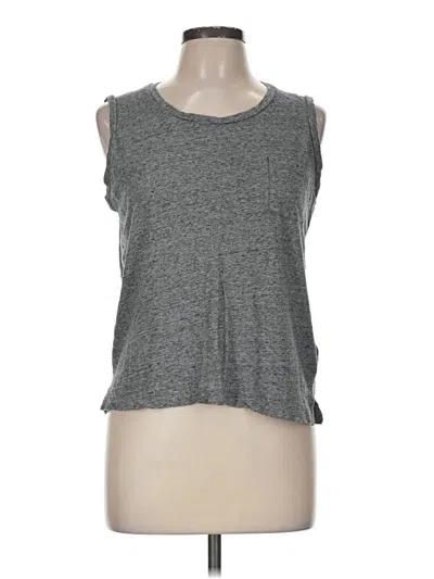 Pre-owned Madewell Sleeveless T-shirt In Gray