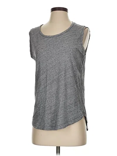 Pre-owned Madewell Sleeveless T-shirt In Gray