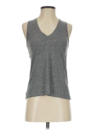 Pre-owned Madewell Sleeveless T-shirt In Gray