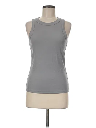 Madewell Sleeveless T-shirt In Gray