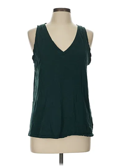 Pre-owned Madewell Sleeveless T-shirt In Green