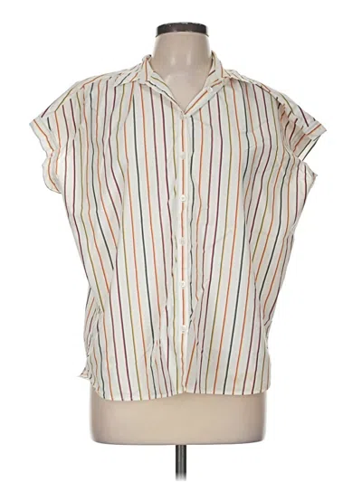 Pre-owned Madewell Sleeveless T-shirt In Ivory