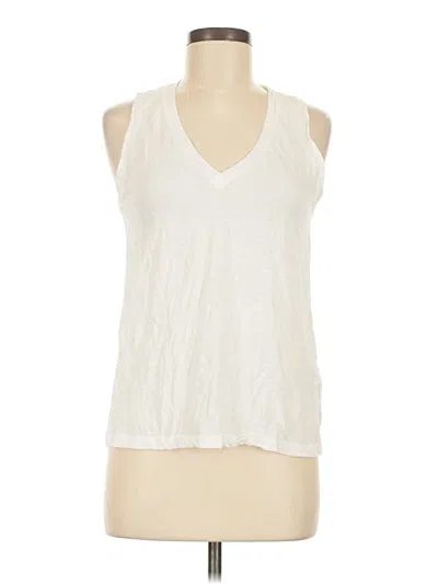 Pre-owned Madewell Sleeveless T-shirt In Ivory