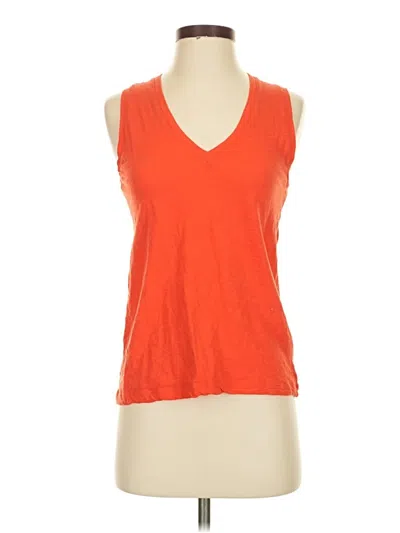 Pre-owned Madewell Sleeveless T-shirt In Orange