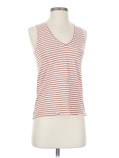 Pre-owned Madewell Sleeveless T-shirt In Red