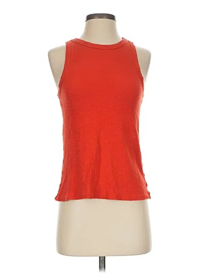 Pre-owned Madewell Sleeveless T-shirt In Red