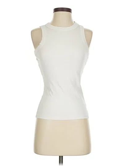 Pre-owned Madewell Sleeveless T-shirt In White