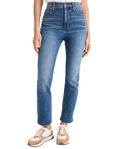 Madewell Slim Northaven Wash Demi Bootcut Jean In Blue