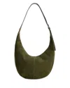 Madewell Slouch Suede Hobo Shoulder Bag In Green