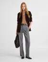 Madewell Slouchy Straight Pants In Multi