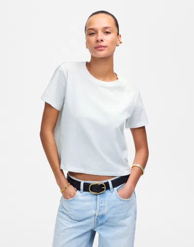 Madewell Slub Boxy-crop Tee