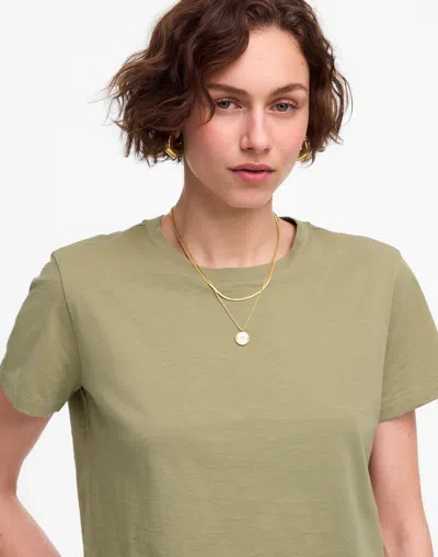 Madewell Slub Boxy-crop Tee