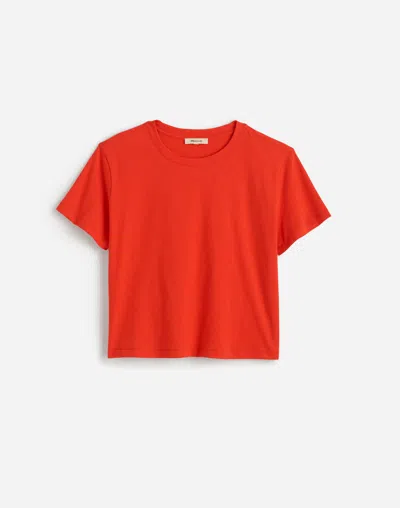 Madewell Slub Boxy-crop Tee