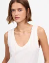 Madewell Slub Relaxed V-neck Tank