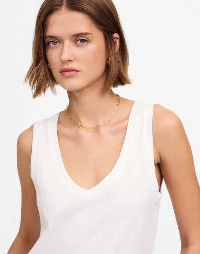 Madewell Slub Relaxed V-neck Tank