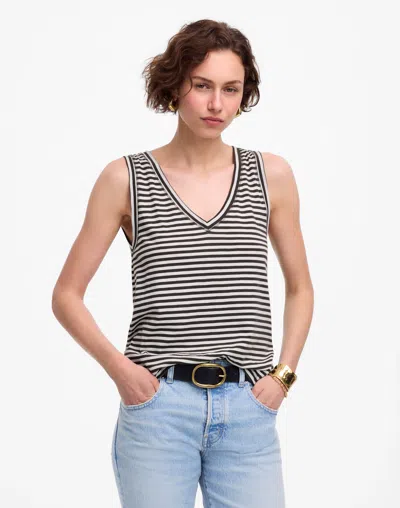 Madewell Slub Relaxed V-neck Tank
