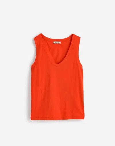 Madewell Slub Relaxed V-neck Tank