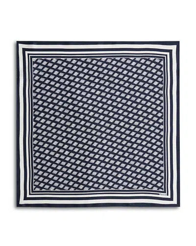 Madewell Small Silk Bandana In Blue
