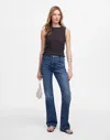 Madewell Smocked Boatneck Tank