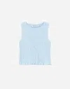 Madewell Smocked Boatneck Tank