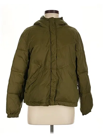 Pre-owned Madewell Snow Jacket In Green
