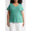 Madewell Soft Fade Cotton T-shirt In Green