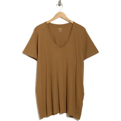 Madewell Soft Fade Cotton T-shirt In Brown