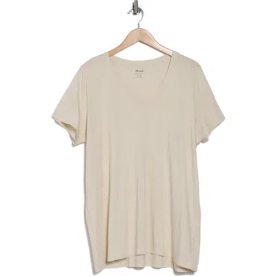 Madewell Soft Fade Cotton T-shirt In Dove