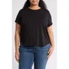 Madewell Soft Fade Cotton T-shirt In Jet Black