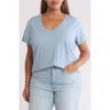 Madewell Soft Fade Cotton T-shirt In Terrace Blue