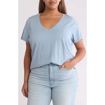 Madewell Soft Fade Cotton T-shirt In Terrace Blue