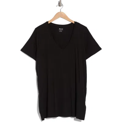Madewell Soft Fade Cotton T-shirt In True Black