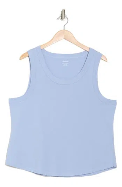 Madewell Softfade Scoop Tank In Craft Blue
