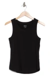 Madewell Softfade Scoop Tank In Jet Black