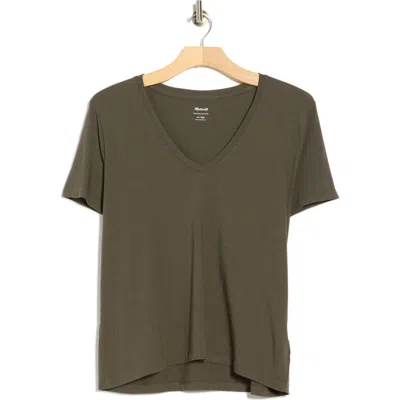 Madewell Softfade V-neck Tee In Green