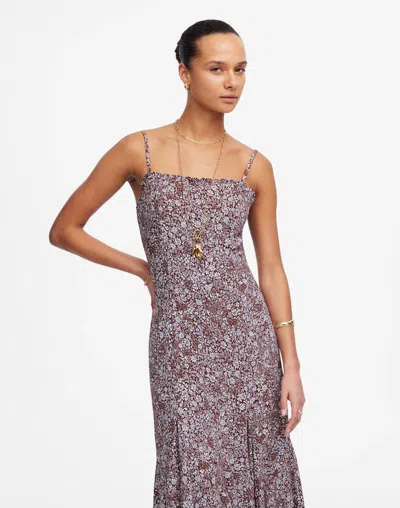 Madewell Squareneck Sleeveless Maxi Dress