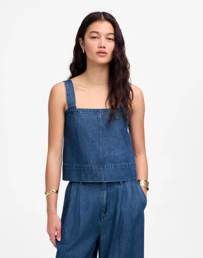 Madewell Squareneck Tank In Mcnair Wash