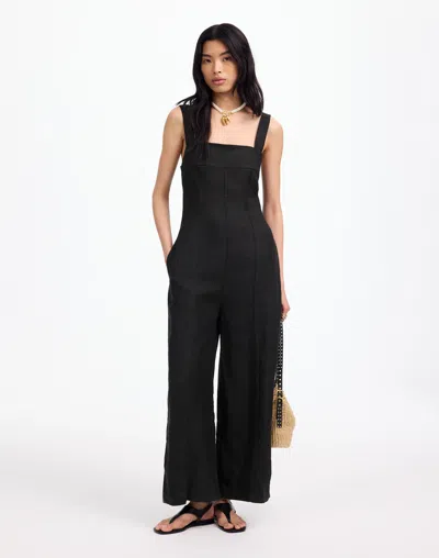 Madewell Squareneck Wide-leg Jumpsuit