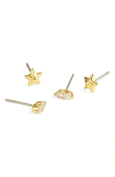 Madewell Star Stud Earring Set In Gold