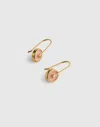 Madewell Stone Inlay Coin Earrings