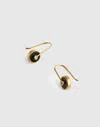 Madewell Stone Inlay Coin Earrings
