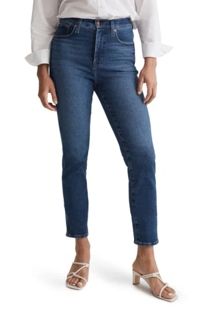 MADEWELL MADEWELL STOVEPIPE HIGH WAIST STRETCH DENIM JEANS