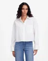 Madewell Straight-hem Shirt In White