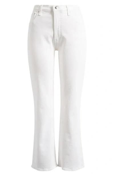 Madewell Stretch Flare Crop Jeans In White