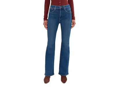 Madewell Stretch Flare In Carville Wash In Blue