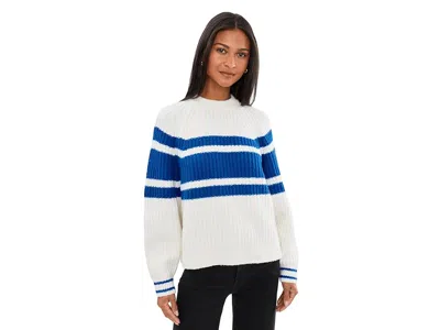 Madewell Stripe Apres Stevie Cozy Cotton Pullover In Multi