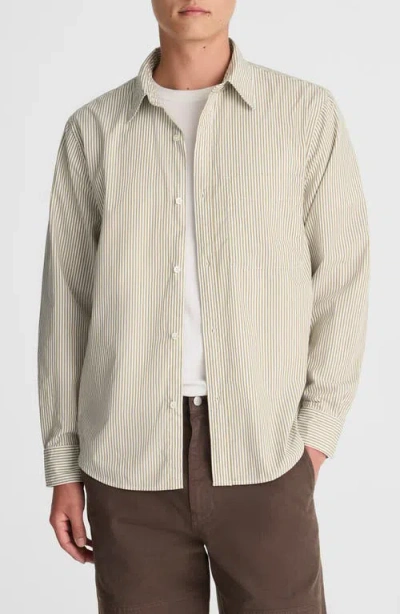 MADEWELL MADEWELL STRIPE COTTON POPLIN BUTTON-UP SHIRT